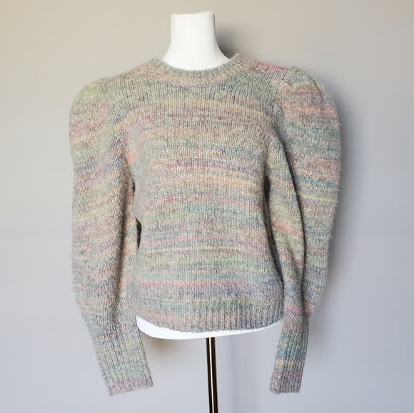 LoveShackFancy Aquarius Wool Blend Rainbow Sweater - Picture 7 of 14